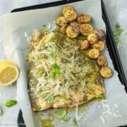 pesto salmon