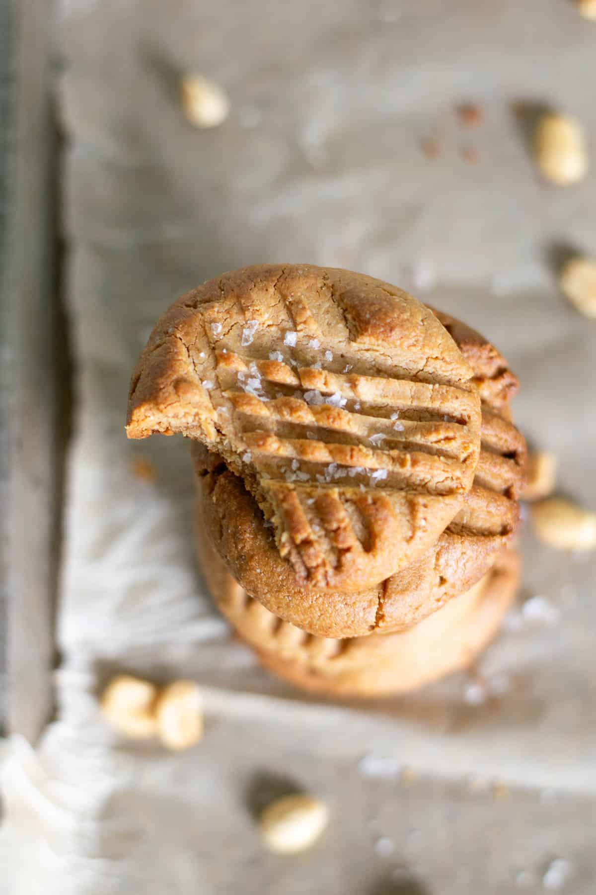 3 ingredient peanut butter cookies