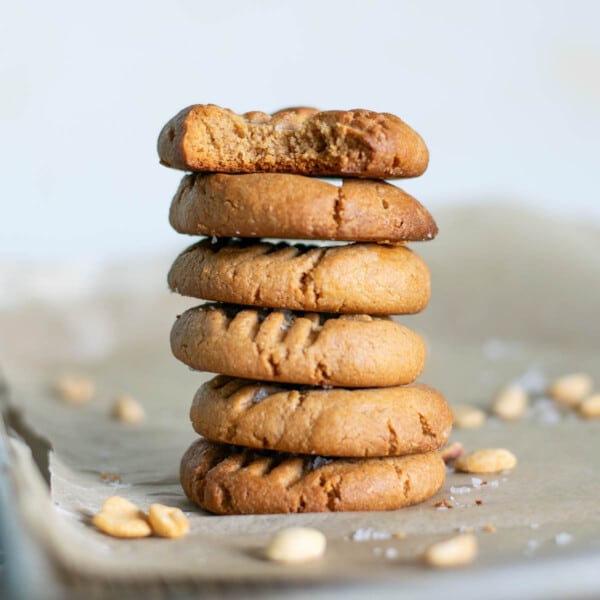 3 ingredient peanut butter cookies