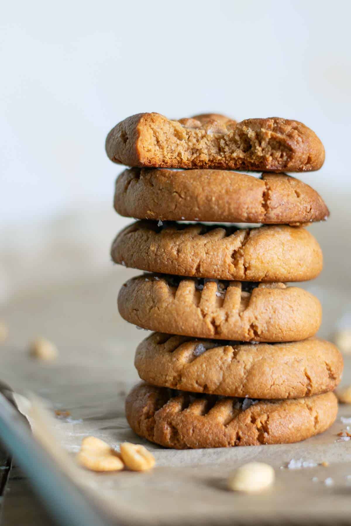 3 ingredient peanut butter cookies