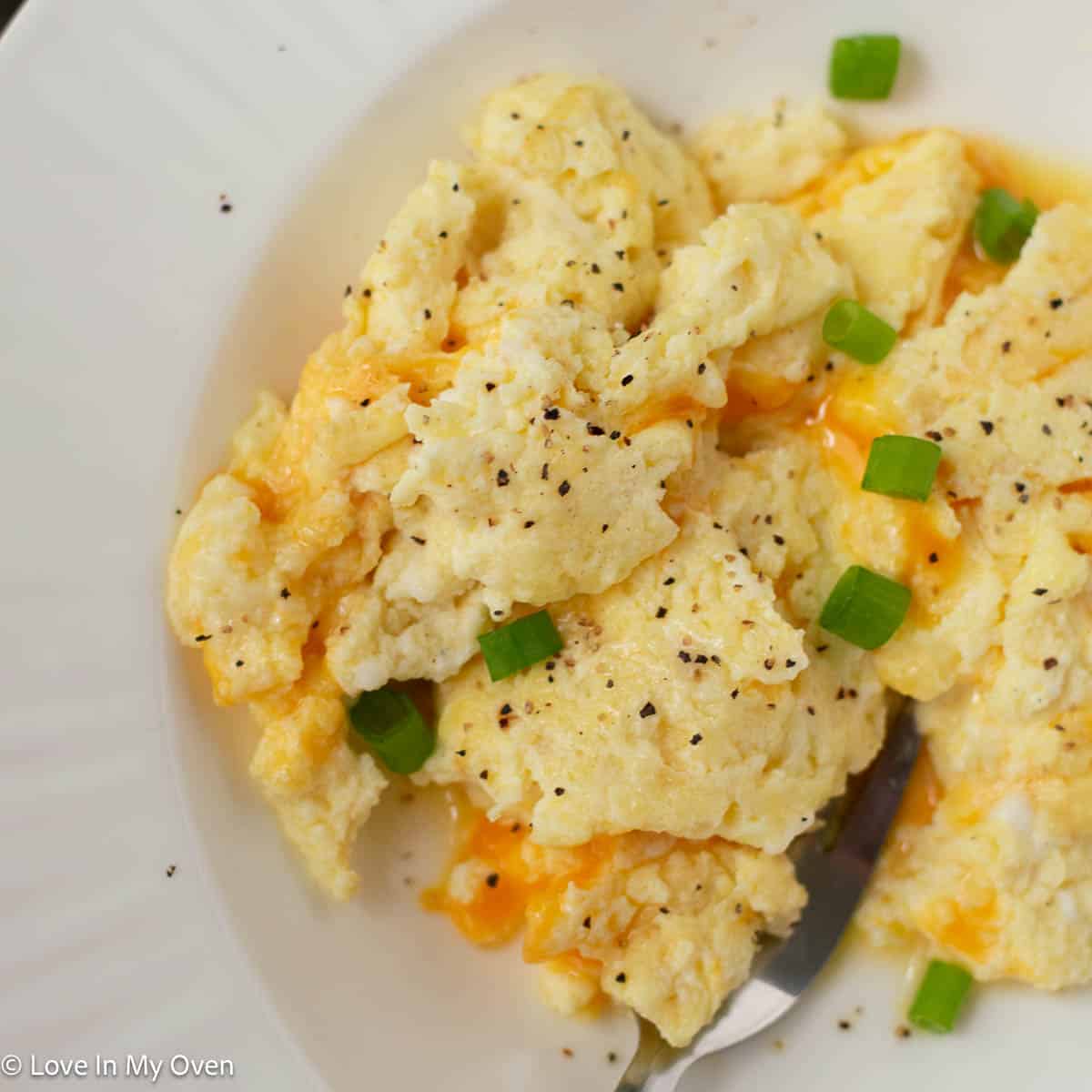 High Protein Scrambled Eggs - Love In My Oven